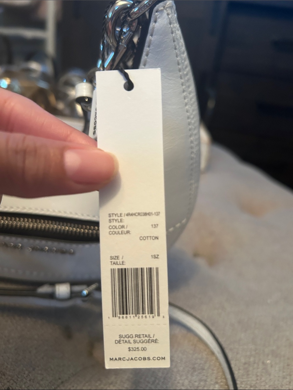 MARC JACOBS LEATHER CRESCENT BAG - Picture 3 of 11